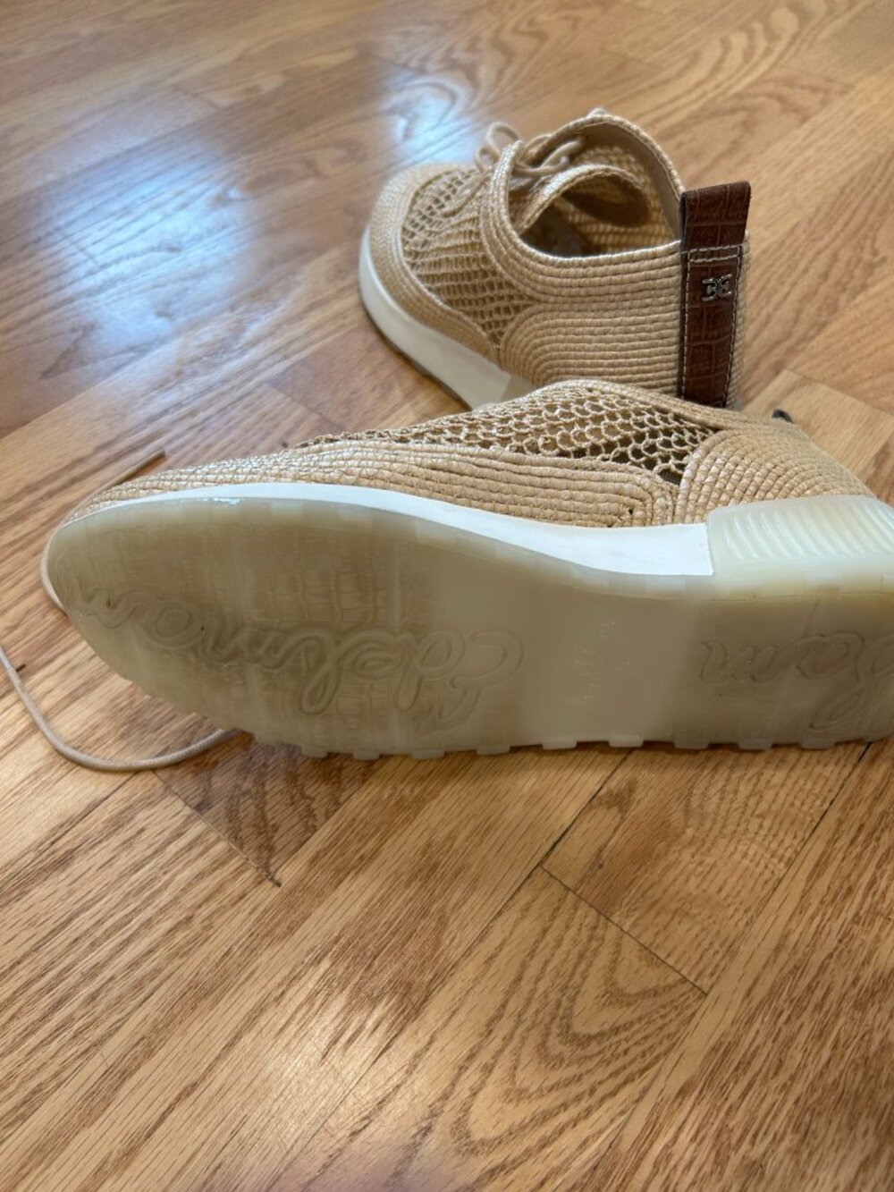 Sam Edelman Raffia Mesh Sneakers - Picture 3 of 3